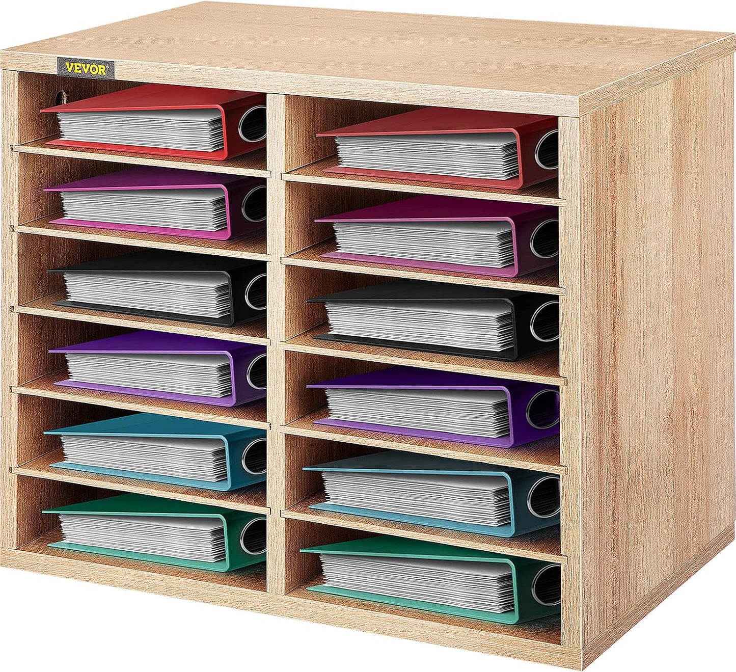 VEVOR Media Storage Cabinet, DVD Cabinet with Doors and Shelves, CD Storage, Adjustable DVD Shelf, Protects & Organizes Music, Movie, Video Games or Collections-Espresso